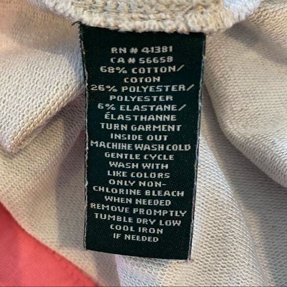 Ralph Lauren M Gray Jogger Front Tie Cotton Cuff Loungewear Sweatpants Joggers - Picture 8 of 8